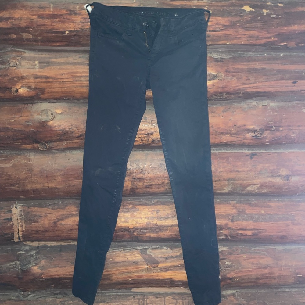 American eagle jegging black 4 X long